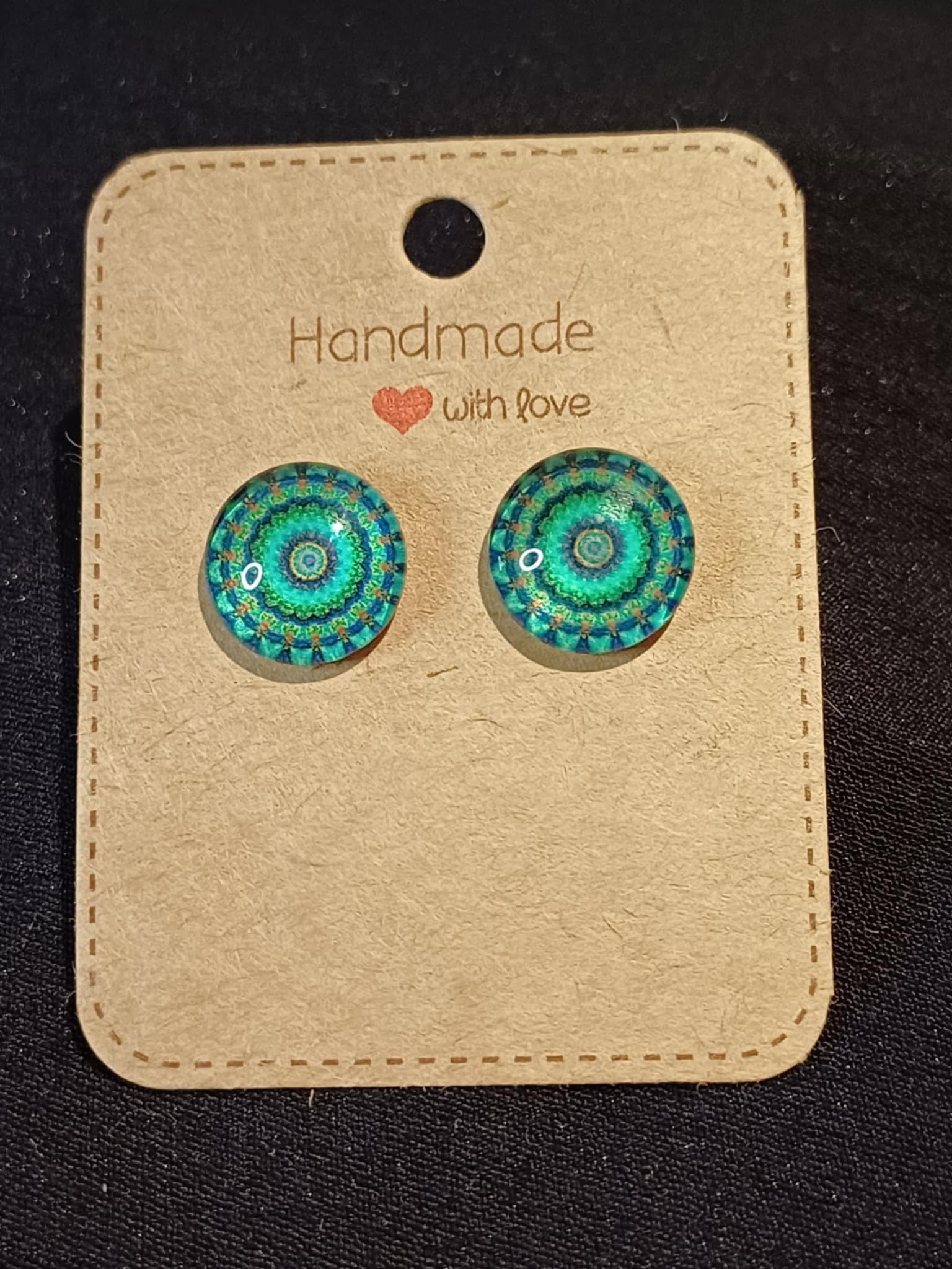 Mandala studs