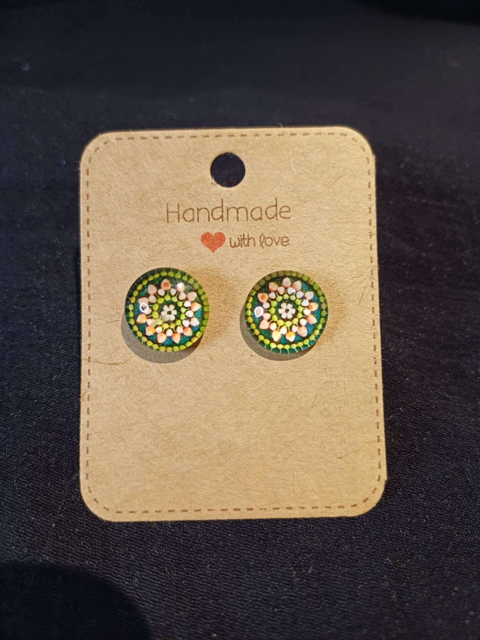 Mandala studs