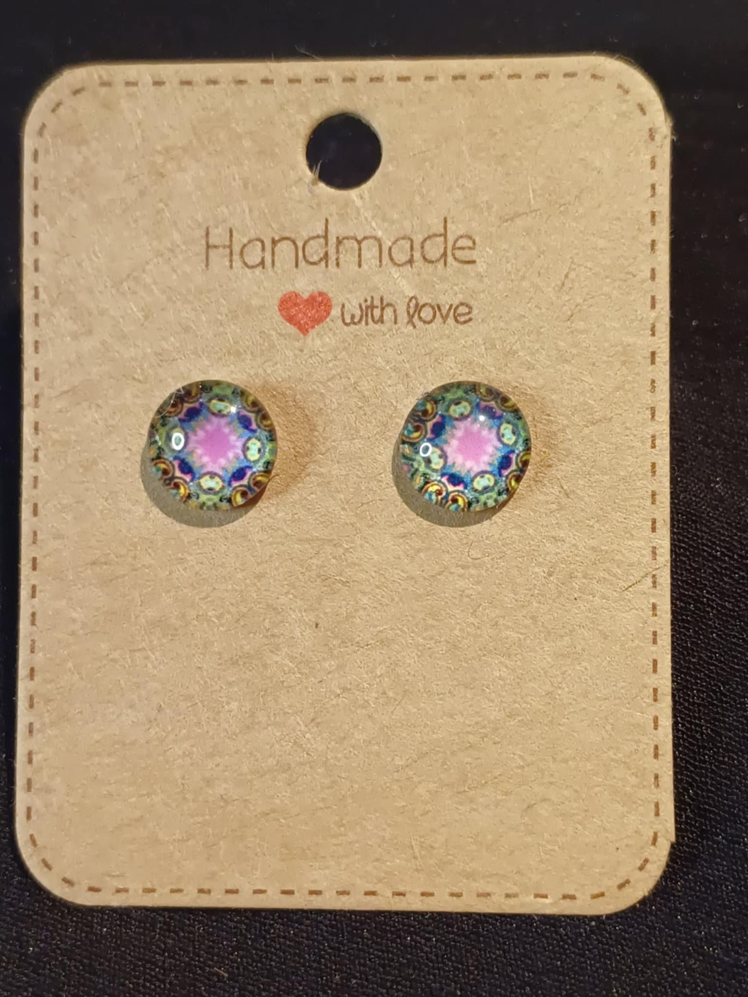 Mandala studs