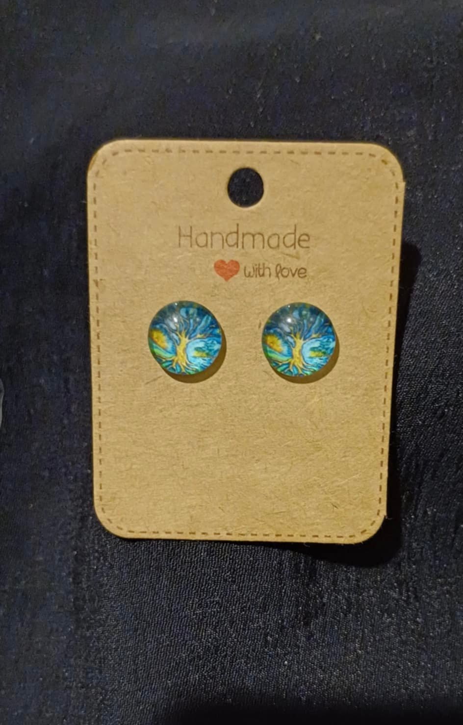 Mandala studs